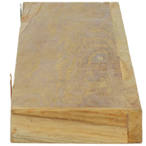 Massivholz Teak Wandregale, 2er Set