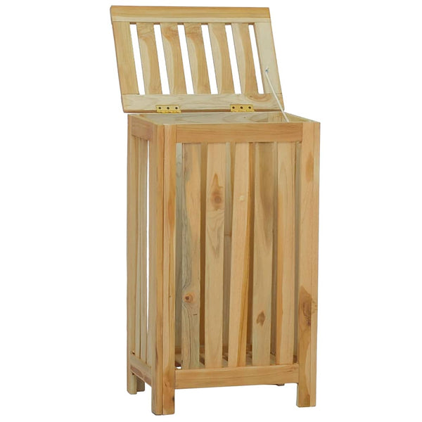 Teak Wäschebehälter 35x25x60cm