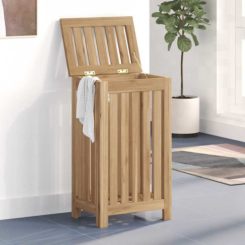 Teak Wäschebehälter 35x25x60cm