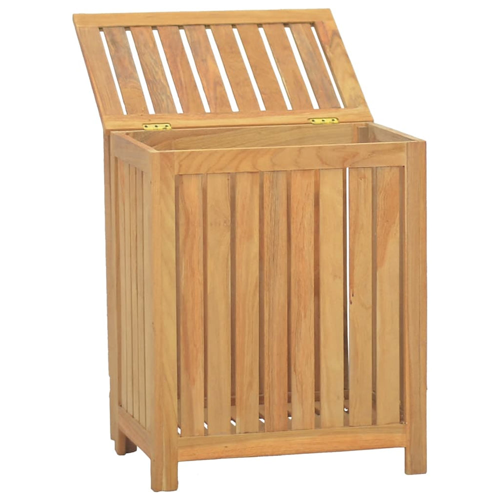 Teak Wäschebehälter 50x35x60cm