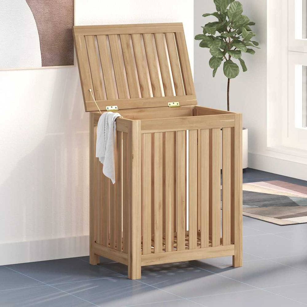 Teak Wäschebehälter 50x35x60cm