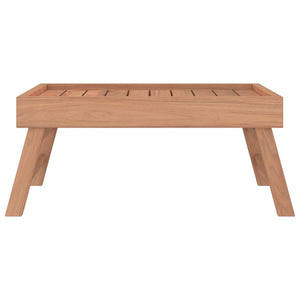 Klapptablett Teak Massivholz 55x35 cm