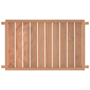 Klapptablett Teak Massivholz 55x35 cm