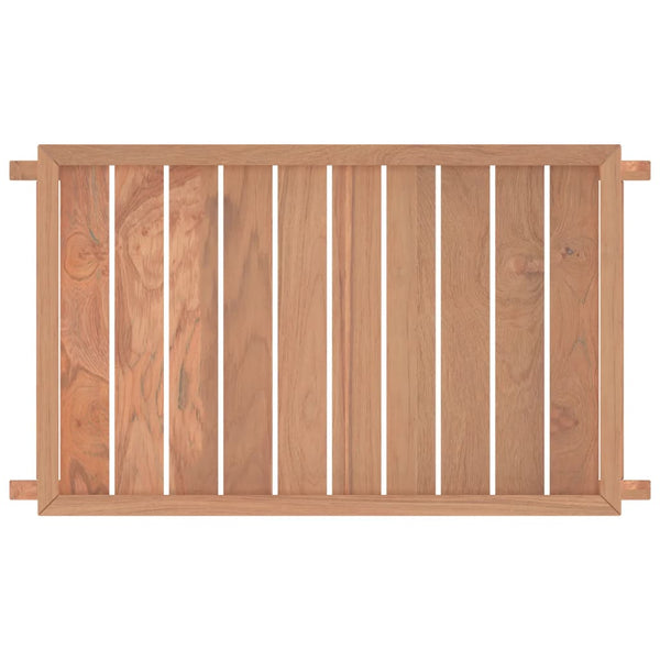 Klapptablett Teak Massivholz 55x35 cm