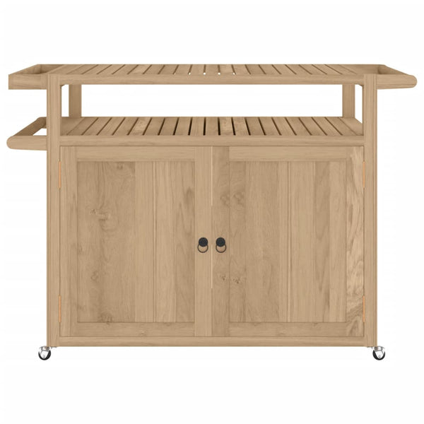 Barwagen Teak Massivholz 120x50x90 cm