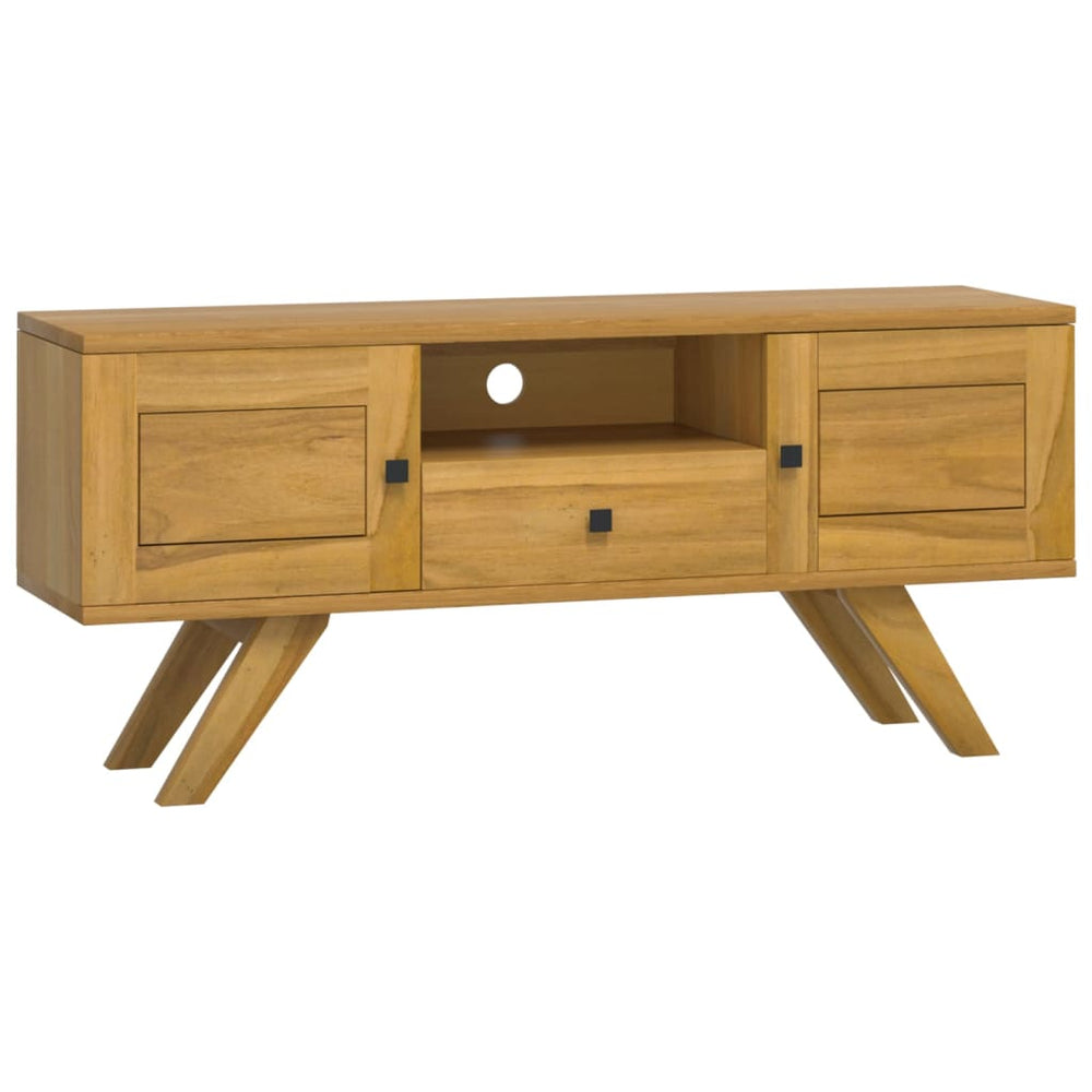 TV-Schrank Massivholz Teak 110 cm