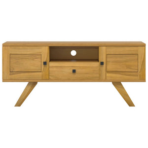 TV-Schrank Massivholz Teak 110 cm