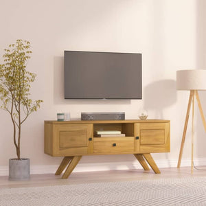 TV-Schrank Massivholz Teak 110 cm