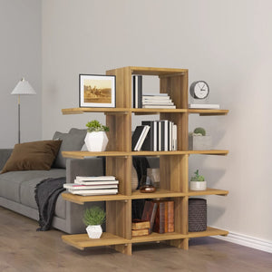 Bücherregal Teakholz 100x120 cm
