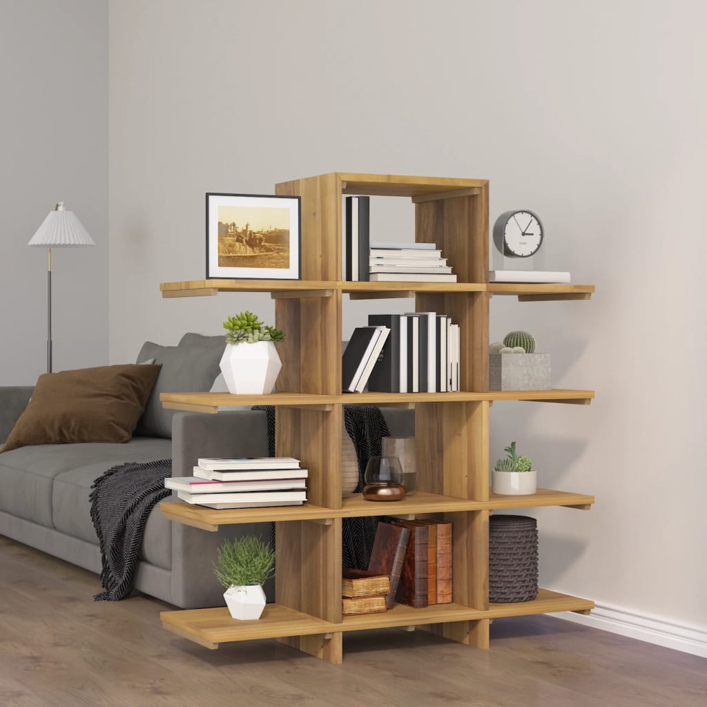 Bücherregal Teakholz 100x120 cm