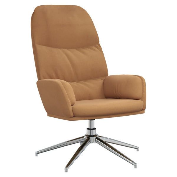 Relaxsessel Taupe Wildleder-Optik