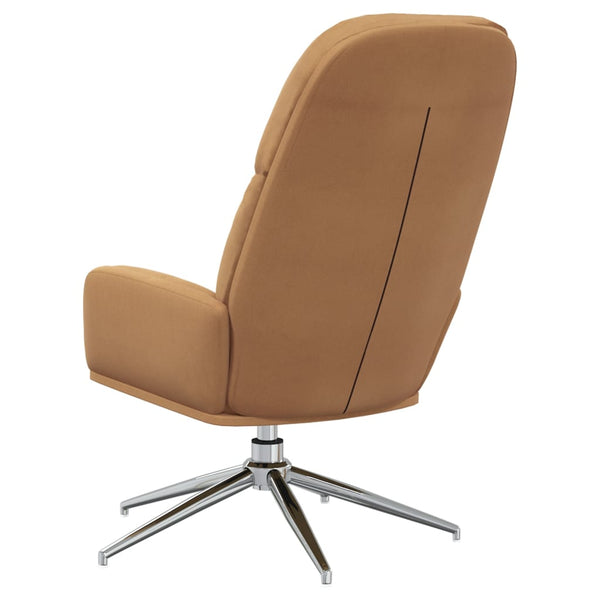 Relaxsessel Taupe Wildleder-Optik
