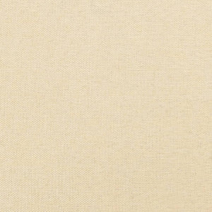 Cremeweißer Schaukelstuhl mit Stoffbezug