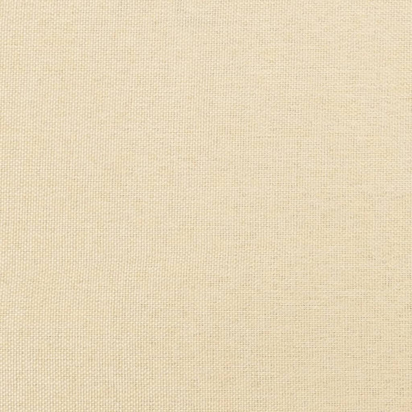 Cremeweißer Schaukelstuhl mit Stoffbezug