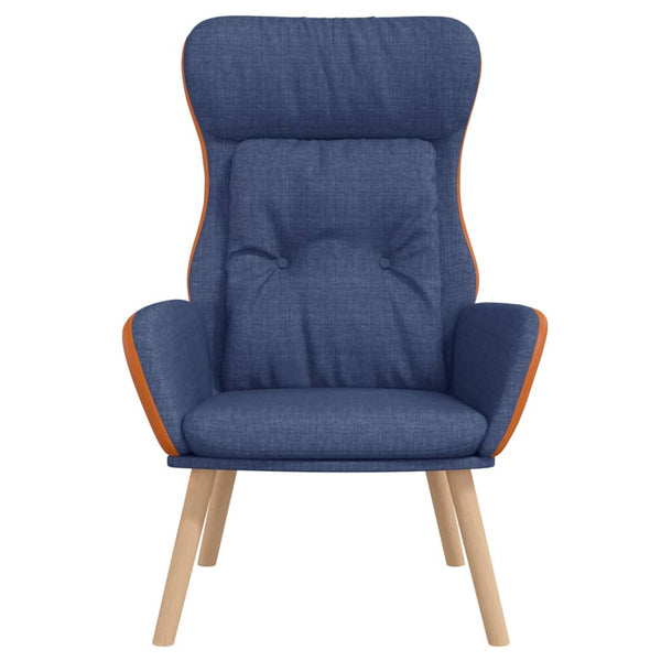 Blauer Relaxsessel Stoff & PVC