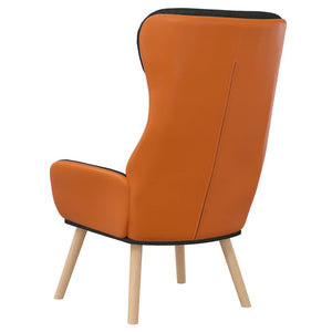 Schwarzer Relaxsessel Stoff/PVC