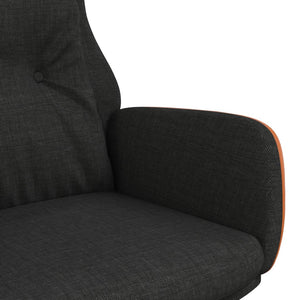 Schwarzer Relaxsessel Stoff/PVC