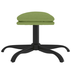 Hellgrüner Samt Fußhocker 60x60 cm