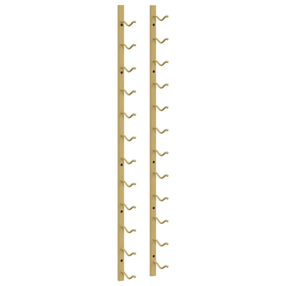 Wand-Weinregal Goldenes Eisen für 12 Flaschen