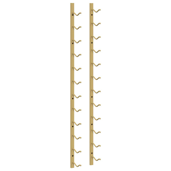 Wand-Weinregal Goldenes Eisen für 12 Flaschen