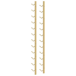Wand-Weinregal Goldenes Eisen für 12 Flaschen