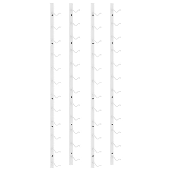 Wand Weinregal für 12 Flaschen, 2er Set, Weiß