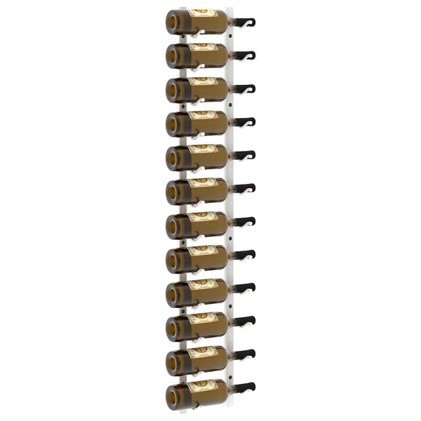 Wand Weinregal für 12 Flaschen, 2er Set, Weiß