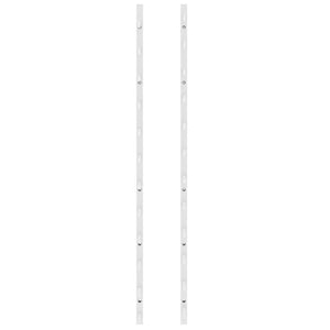 Wand Weinregal für 12 Flaschen, 2er Set, Weiß