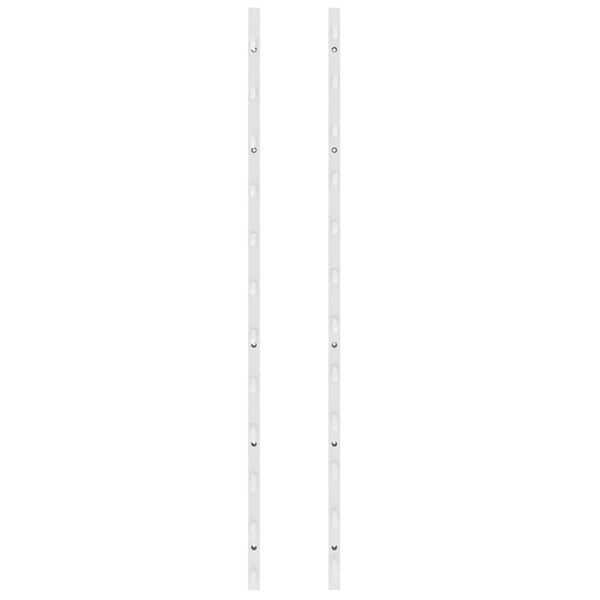 Wand Weinregal für 12 Flaschen, 2er Set, Weiß