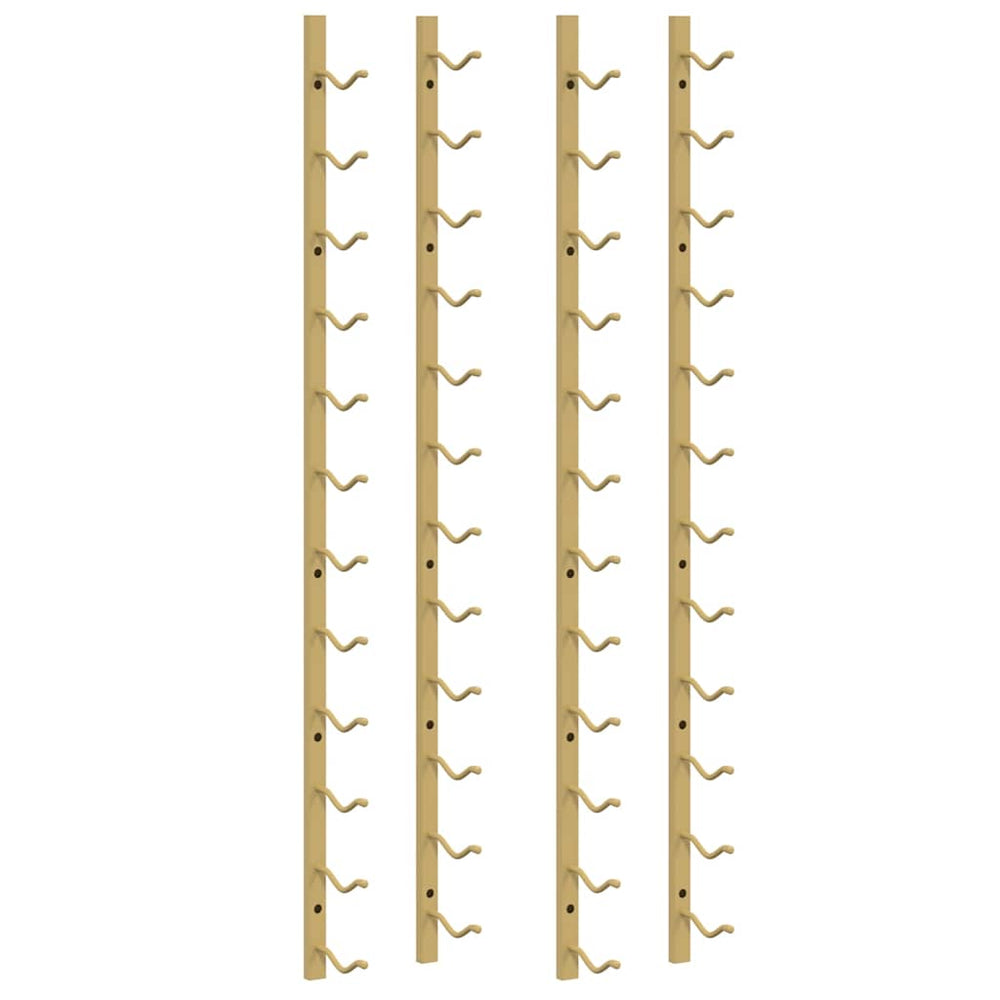 Wand Weinregal Golden für 12 Flaschen, 2er Set