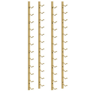 Wand Weinregal Golden für 12 Flaschen, 2er Set