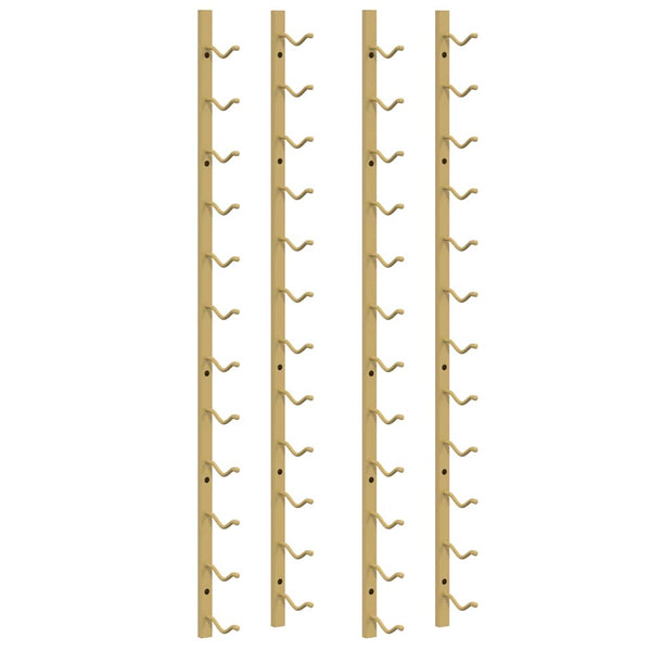 Wand Weinregal Golden für 12 Flaschen, 2er Set