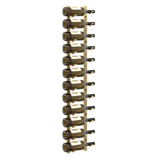 Wand Weinregal Golden für 12 Flaschen, 2er Set