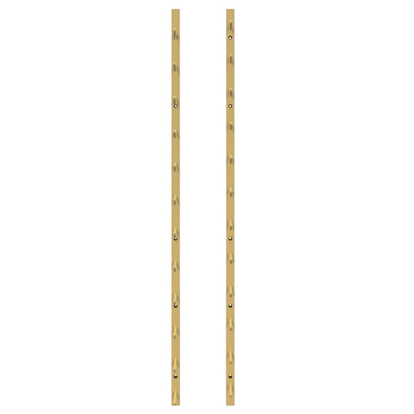 Wand Weinregal Golden für 12 Flaschen, 2er Set