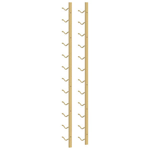 Wand Weinregal Golden für 12 Flaschen, 2er Set
