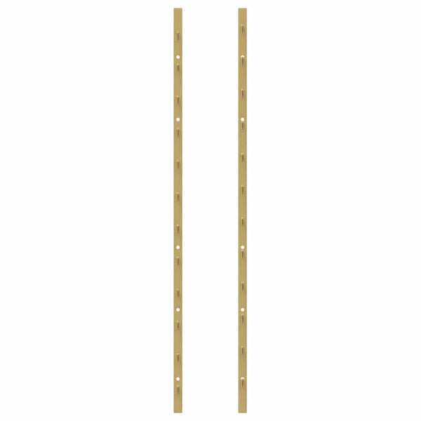 Wand-Weinregal für 24 Flaschen, Golden