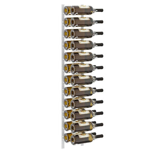 Wand Weinregal für 24 Flaschen, 2er Set, Weiß