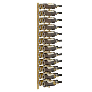 Wand-Weinregal für 24 Flaschen, Golden