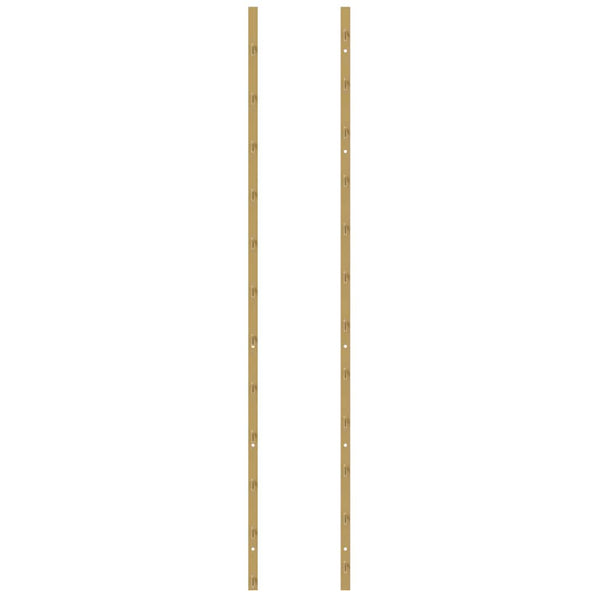 Wand Weinregal für 36 Flaschen, Golden