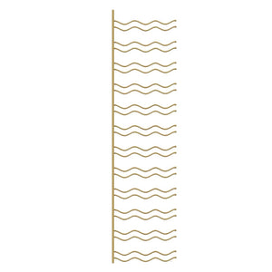 Wand Weinregal für 36 Flaschen, Golden