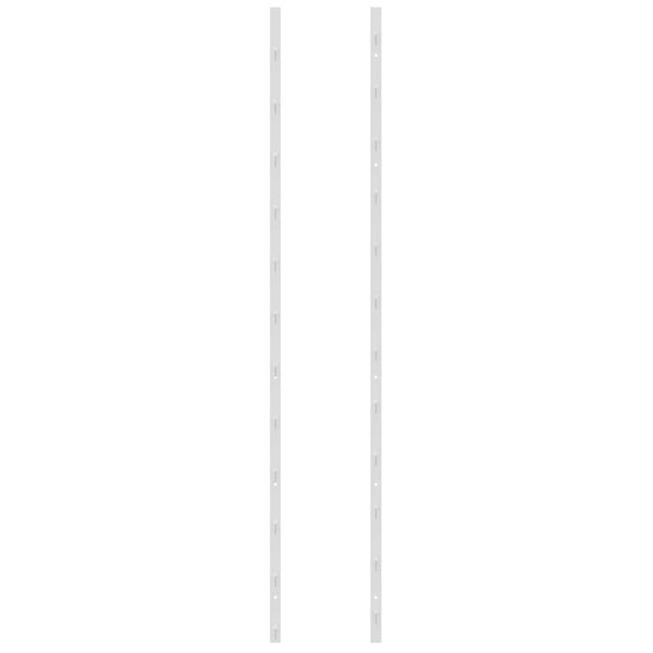 Wand Weinregal für 36 Flaschen, 2er Set, Weiß