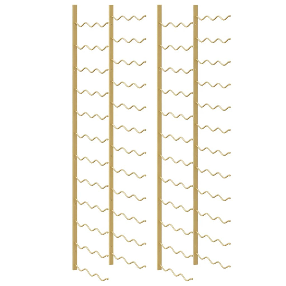 Wand Weinregal Golden für 36 Flaschen (2er Set)