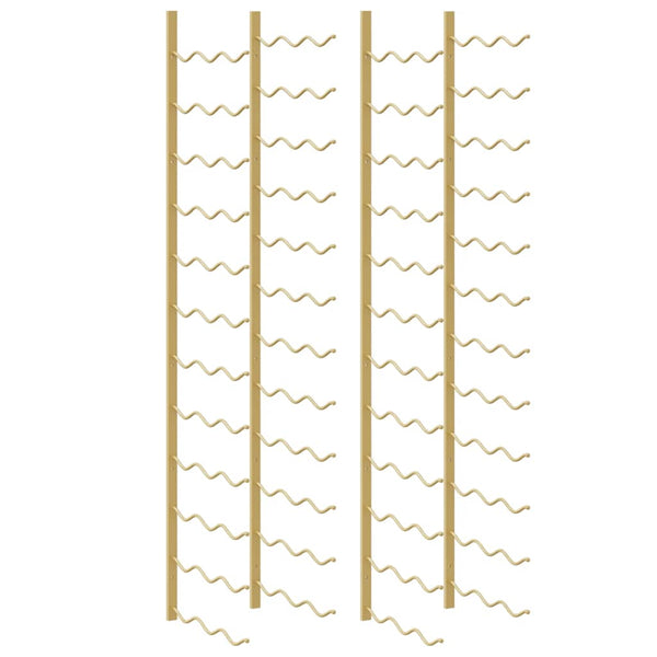 Wand Weinregal Golden für 36 Flaschen (2er Set)