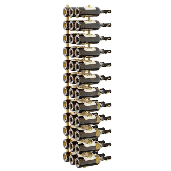 Wand Weinregal Golden für 36 Flaschen (2er Set)