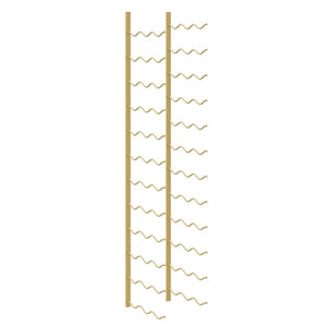 Wand Weinregal Golden für 36 Flaschen (2er Set)