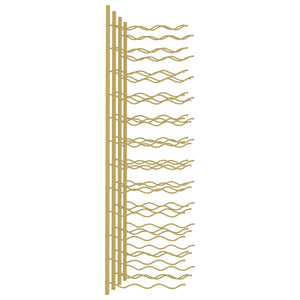 Wand Weinregal Golden für 36 Flaschen (2er Set)
