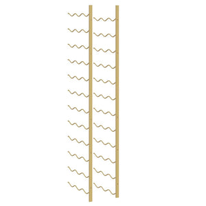 Wand Weinregal Golden für 36 Flaschen (2er Set)