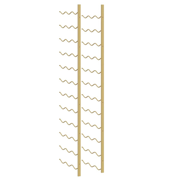 Wand Weinregal Golden für 36 Flaschen (2er Set)