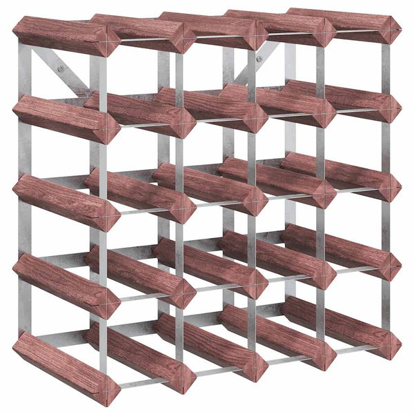 Weinregal Holz Braun für 20 Flaschen