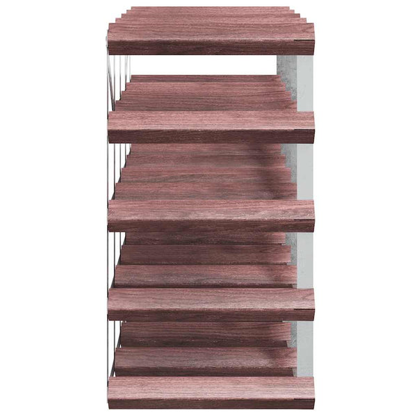 Weinregal Holz Braun für 20 Flaschen